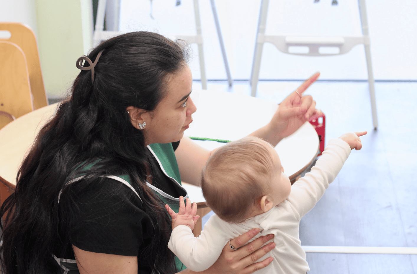 Children playing at nursery